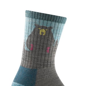 Skarpety trekkingowe damskie Darn Tough Bear Town Aqua