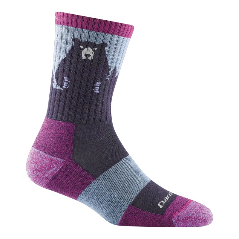 Skarpety trekkingowe damskie Darn Tough Bear Town Purple