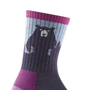 Skarpety trekkingowe damskie Darn Tough Bear Town Purple