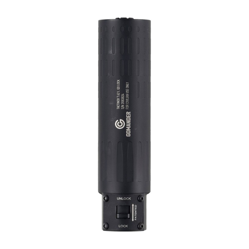 Tłumik do broni Gomander Tactinox QD-LOCK L 7,62 M26x1,5 czarny