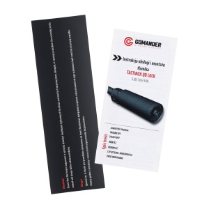 Tłumik do broni Gomander Tactinox QD-LOCK L 7,62 M26x1,5 czarny