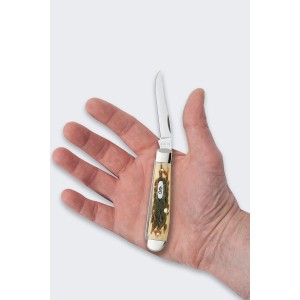 Scyzoryk Case Mini Trapper SS Amber Bone