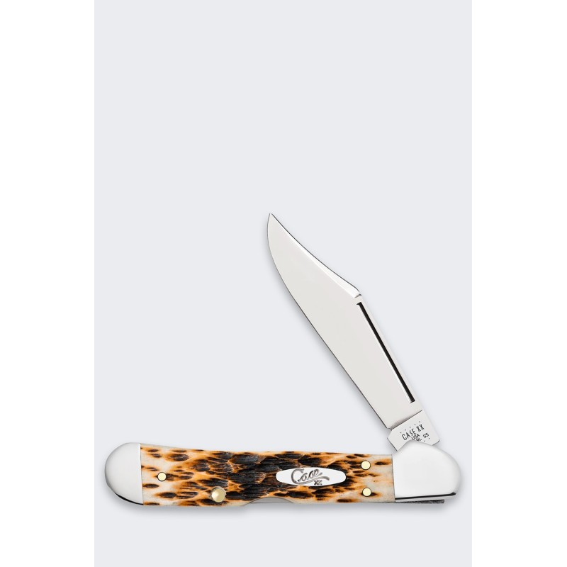 Nóż Case Mini Copperlock SS Amber Bone