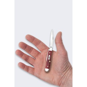 Scyzoryk Case Pocket Worn Peanut SS Old Red