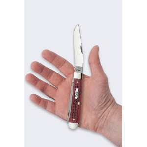 Scyzoryk Case Pocket Worn Trapper SS Old Red