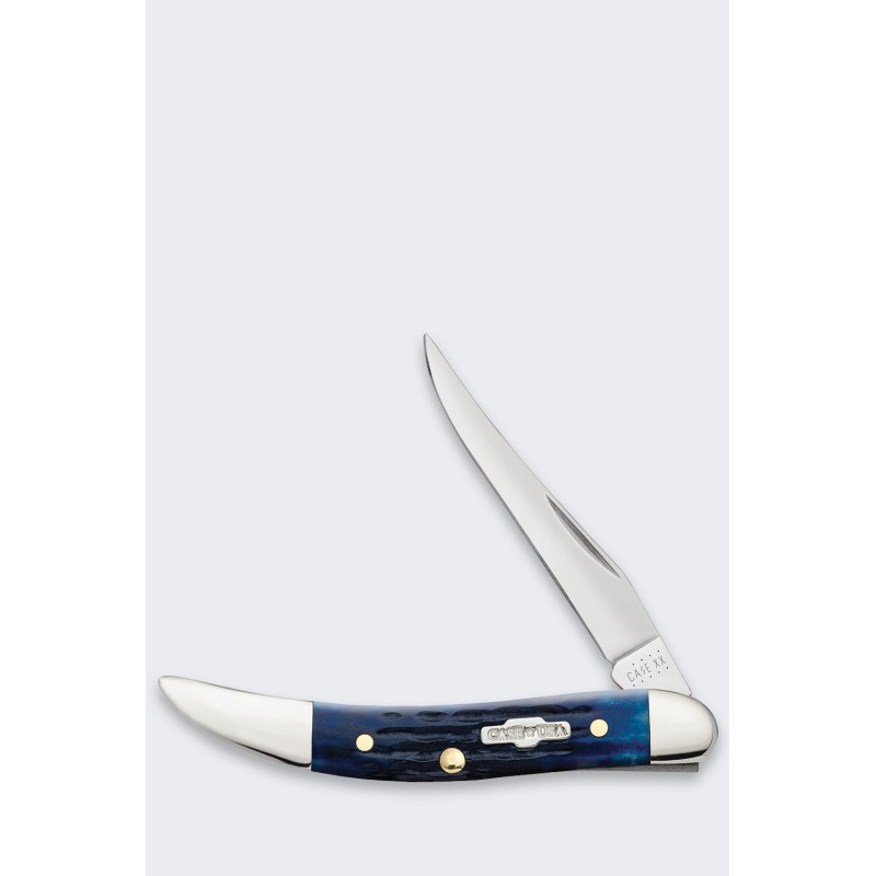 Nóż Case Rogers Mini Trapper SS Blue Bone