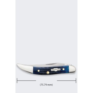 Nóż Case Rogers Mini Trapper SS Blue Bone