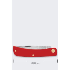 Nóż Case American Workman Sod Buster Red