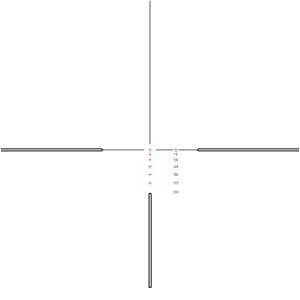 Luneta celownicza Hawke Vantage 1" 3-9x40 IR .22 HV