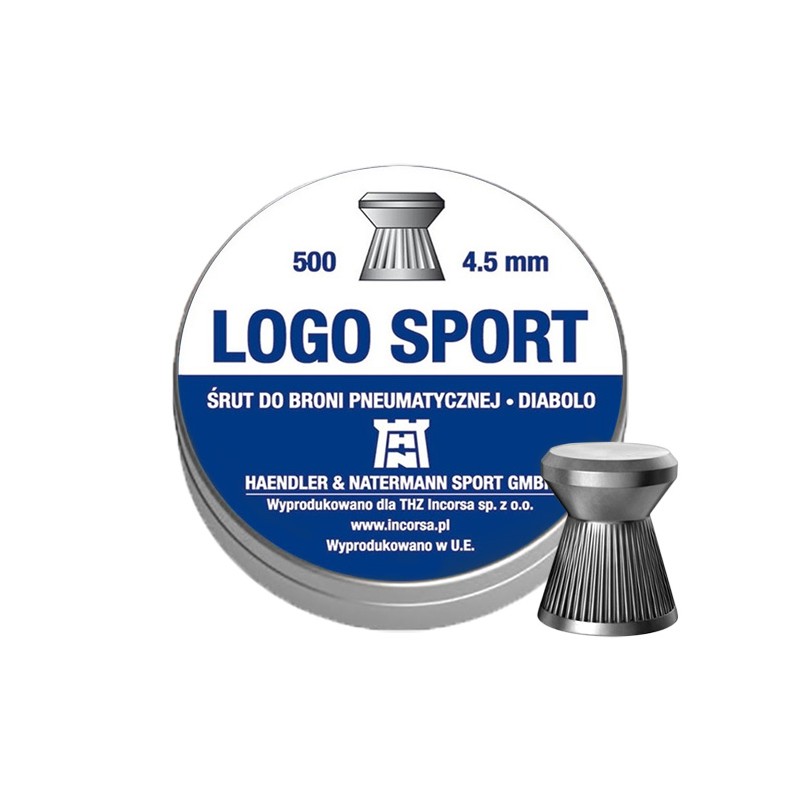 Śrut diabolo HN Logo Sport 4,5 mm 500 szt.