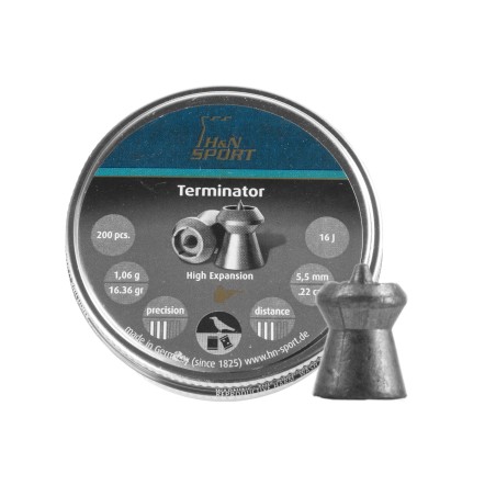 Śrut diabolo HN Terminator 5,5 mm 200 szt.
