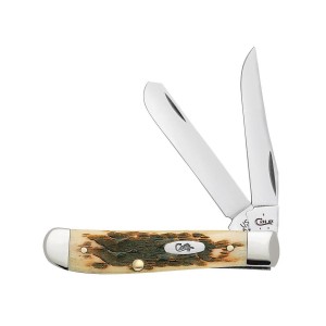 Scyzoryk Case Mini Trapper SS Amber Bone