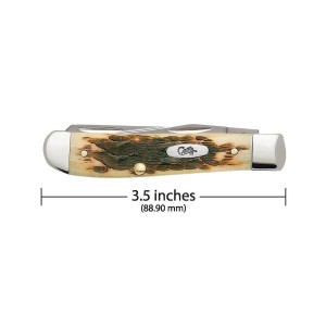 Scyzoryk Case Mini Trapper SS Amber Bone