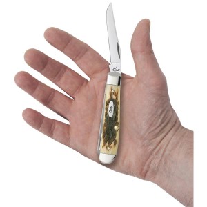 Scyzoryk Case Mini Trapper SS Amber Bone