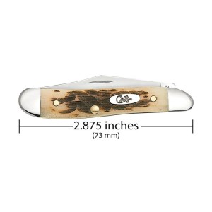 Scyzoryk Case Peanut SS Amber Bone