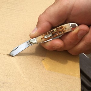 Scyzoryk Case Peanut SS Amber Bone