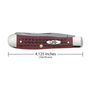 Scyzoryk Case Pocket Worn Trapper SS Old Red