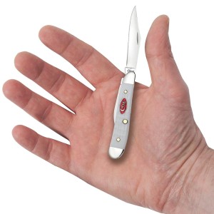 Scyzoryk Case SparXX Peanut SS White