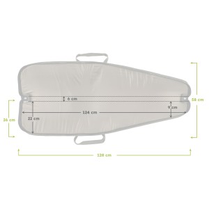 Pokrowiec futerał FSL1G-5 moro gąbka 128x26x6 cm