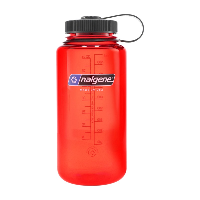 Butelka Nalgene Wide Mouth 1 l czerwona z szerokim wlewem