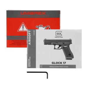 Replika pistolet ASG Glock 17 gen 5. 6 mm green gas