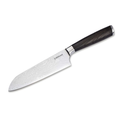 Nóż Böker Solingen Meisterklinge Damast Santoku