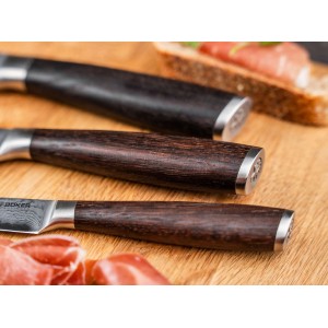 Nóż Böker Solingen Meisterklinge Damast Santoku