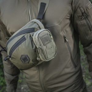 Ergonomiczna M-Tac kieszeń naramienna Elite Hex zielona