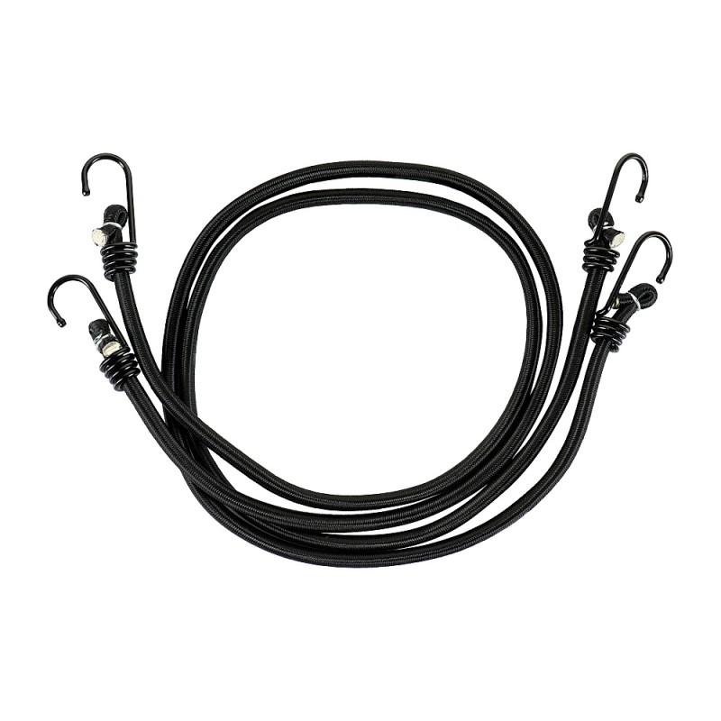 Sznur M-Tac Elastyczny Z Haczykami Black (2 szt.)