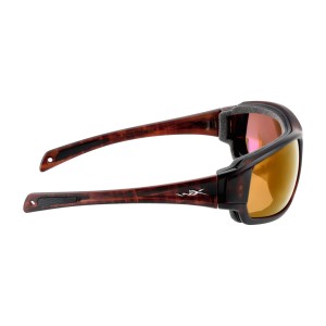 Okulary polaryzacyjne Wiley X Breach Captivate CCBRH04 bronze mirror, brązowe oprawki