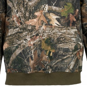 BLUZA  MYŚLIWSKA  HUNTER,  WĘDKARSKA  KAMUFLAŻ  LEŚNY,  KANGUREK,  BAWEŁNA
