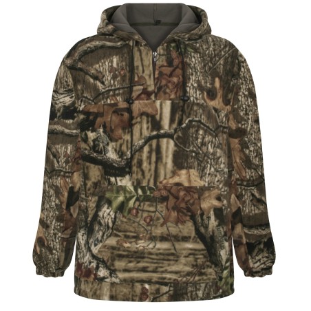 BLUZA  MYŚLIWSKA  HUNTER,  WĘDKARSKA  KANGUREK  Z  POLARU  KAMUFLAŻ  LEŚNY