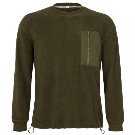 BLUZA  MYŚLIWSKA  HUNTER,  WĘDKARSKA  POLAR  CIENKA  ZIELONA