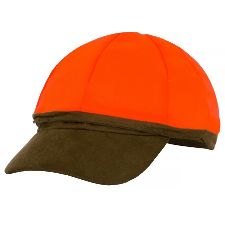 CZAPKA  MYŚLIWSKA  HUNTER  DWUSTRONNA,  zielony/orange