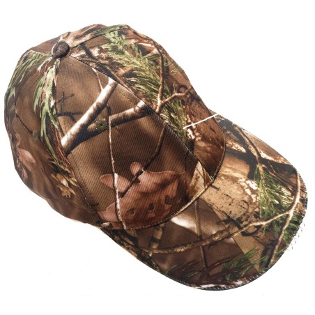 CZAPKA  MYŚLIWSKA  HUNTER  W  KAMUFLAŻU  Z  DIODAMI  LED