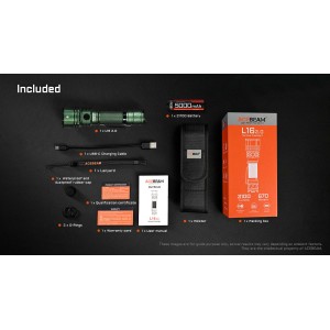 Latarka AceBeam L16 2.0 Green 2100 lm