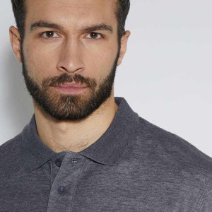 Koszulka Carhartt Polo Midweight Pocket - carbon heather