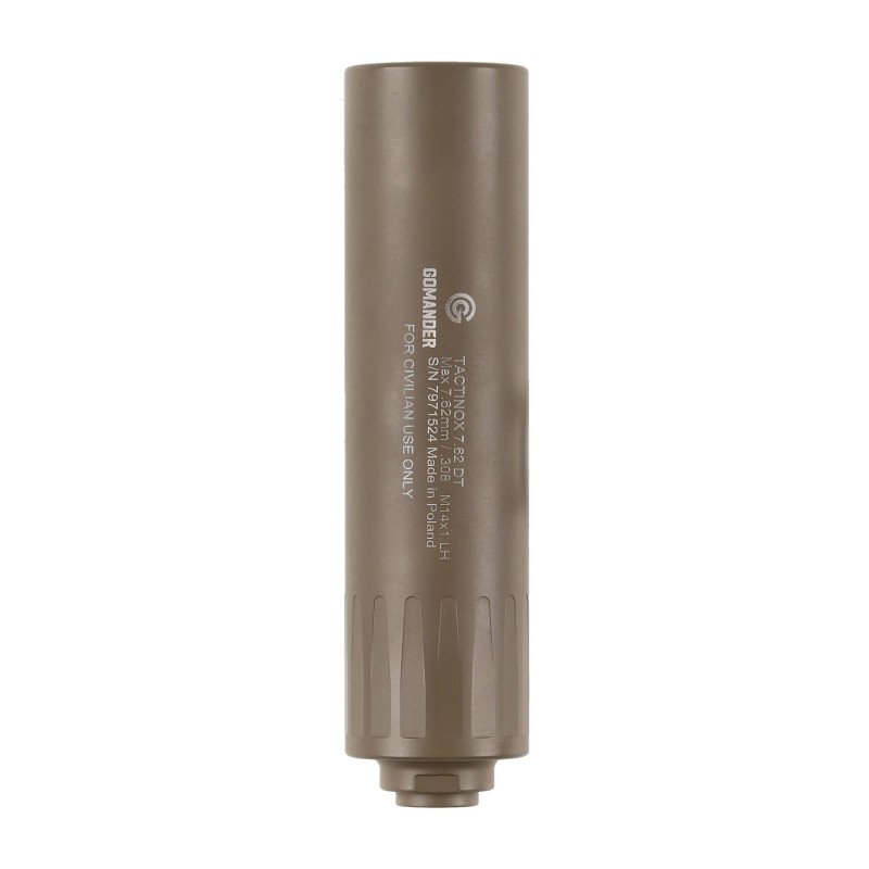 Tłumik do broni Gomander Tactinox DT 7,62 M14X1 LH FDE