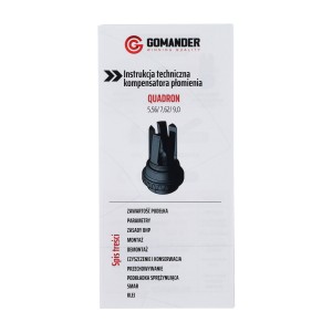 Tłumik płomienia Gomander Quadron S 7,62 M14X1 LH