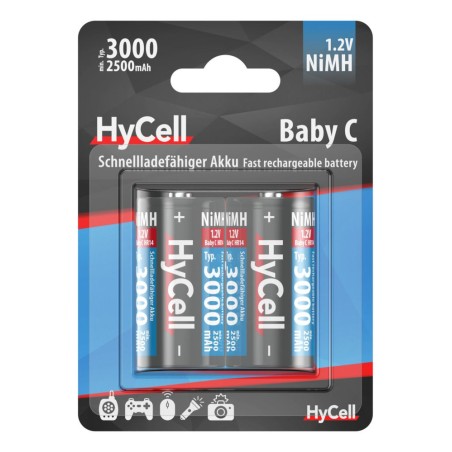 Akumulatory HyCell NiMH C/HR14 typ 3000, 2 szt
