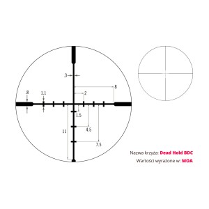 Luneta celownicza Vortex Crossfire II 3-9x40 1'' BDC/V-plex