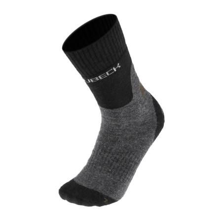 Skarpety męskie Brubeck Trekking Merino grafitowo - khaki