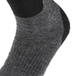 Skarpety męskie Brubeck Trekking Merino grafitowo - khaki