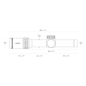 Luneta celownicza Hawke Frontier 30 1-6x24 IR L4A Dot