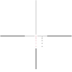 Luneta celownicza Hawke Vantage 1" 4-12x40 AO IR .17 HMR