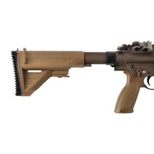 Replika karabinek ASG HK HecklerKoch HK M110 A1 6 mm gaz, zielono-brązowy