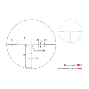 Luneta celownicza Vortex Golden Eagle HD 15-60x52 30 mm AO ECR-1/SCR