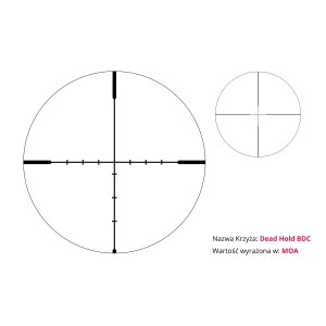 Luneta celownicza Vortex Diamondback 1.75-5x32 1" BDC