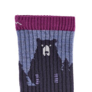 Skarpety trekkingowe damskie Darn Tough Bear Town Purple