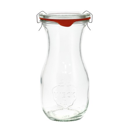 Butelka Weck Saftflasche z pokrywką, uszczelką i 2 zapinkami 290 ml 6 szt.
